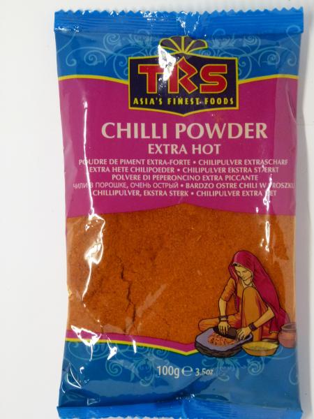 TRS Chilipulver extrascharf, Nettogewicht 100g